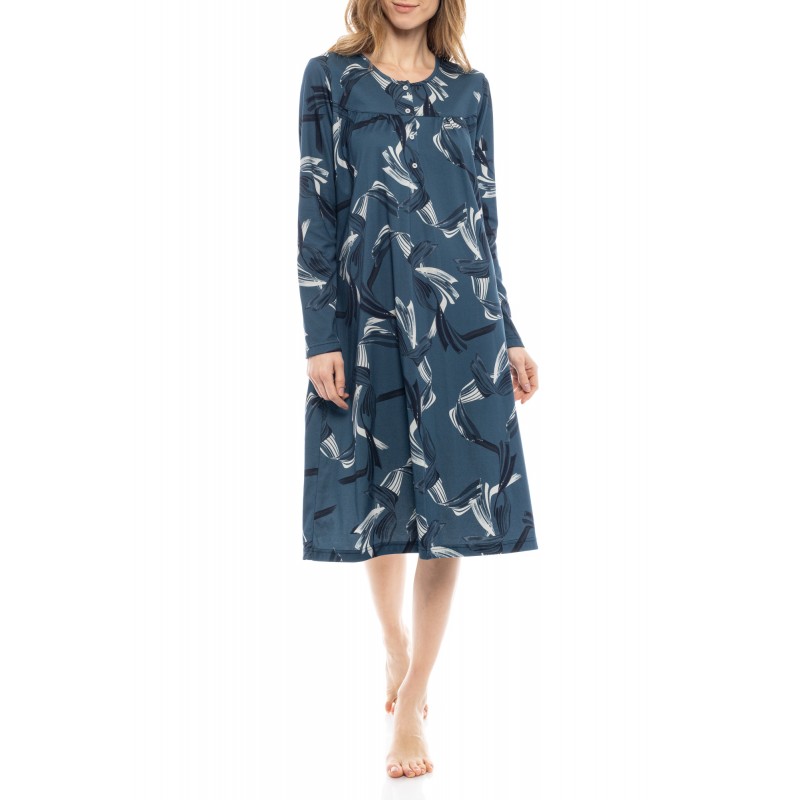 W1169 - Type - NIGHTGOWN BLUE LEAF CLASSIC- (W1169)