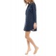 W1177 - Type - NIGHTGOWN BLUE DOT- (W1177) W1177 - Type - NIGHTGOWN BLUE DOT- (W1177)