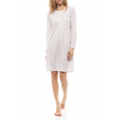 W1201 - Type - NIGHTGOWN BEIGE WHITE LEO- (W1201)