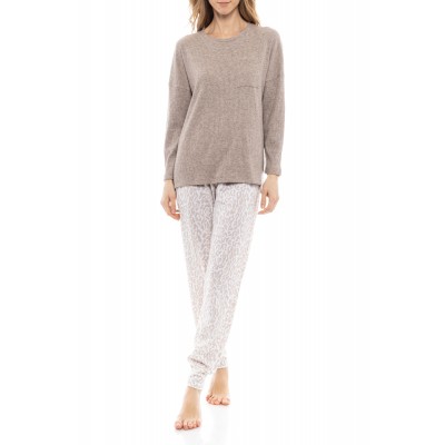 W1202 - Type - PYJAMA BEIGE WHITE LEO- (W1202)
