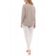 W1202 - Type - PYJAMA BEIGE WHITE LEO- (W1202) W1202 - Type - PYJAMA BEIGE WHITE LEO- (W1202)