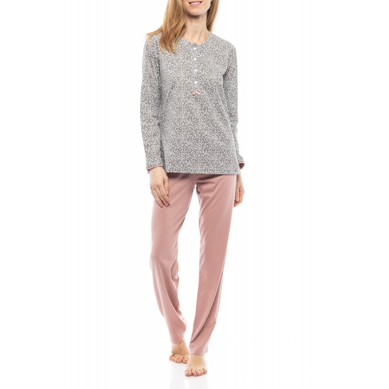 W1209 - Type - PYJAMA GREY LEAF- (W1209) W1209 - Type - PYJAMA GREY LEAF- (W1209)