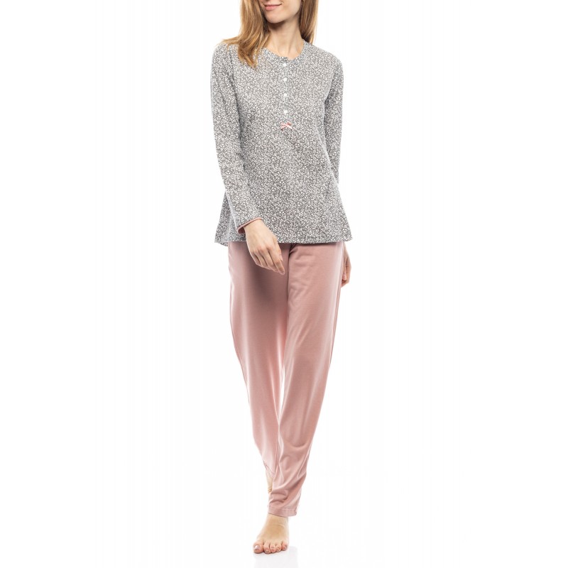 W1209 - Type - PYJAMA GREY LEAF- (W1209) W1209 - Type - PYJAMA GREY LEAF- (W1209)