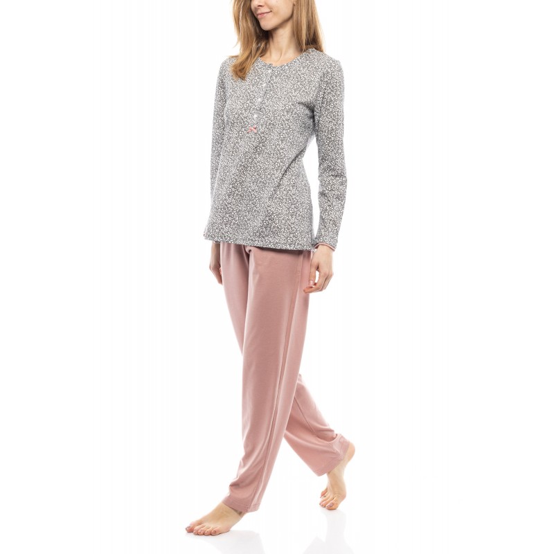 W1209 - Type - PYJAMA GREY LEAF- (W1209) W1209 - Type - PYJAMA GREY LEAF- (W1209)