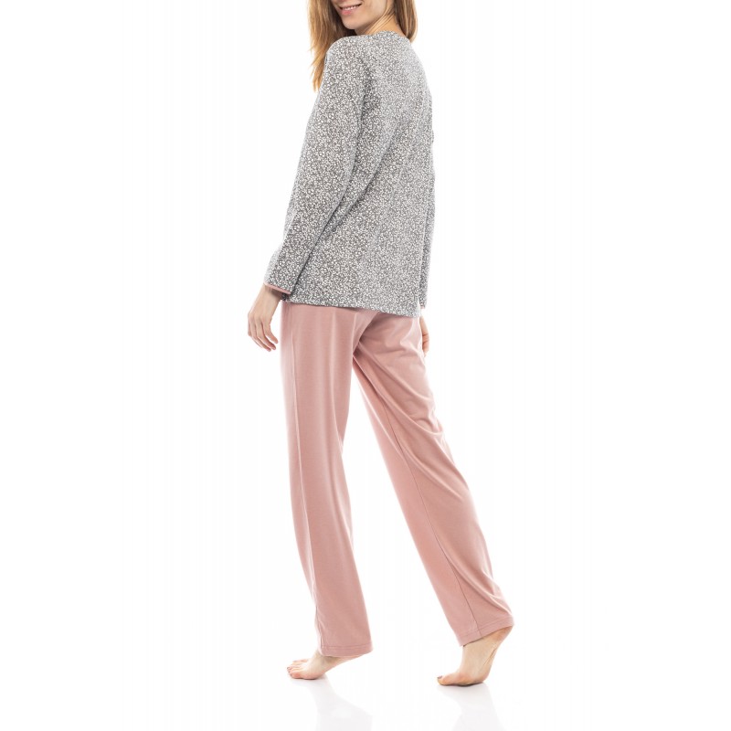 W1209 - Type - PYJAMA GREY LEAF- (W1209) W1209 - Type - PYJAMA GREY LEAF- (W1209)