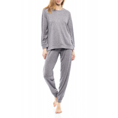 W1217 - Grey - HOMEWEAR SOFT NATURAL- (W1217) W1217 - Grey - HOMEWEAR SOFT NATURAL- (W1217)