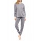 W1217 - Grey - HOMEWEAR SOFT NATURAL- (W1217)