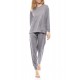 W1217 - Grey - HOMEWEAR SOFT NATURAL- (W1217)
