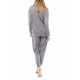 W1217 - Grey - HOMEWEAR SOFT NATURAL- (W1217)