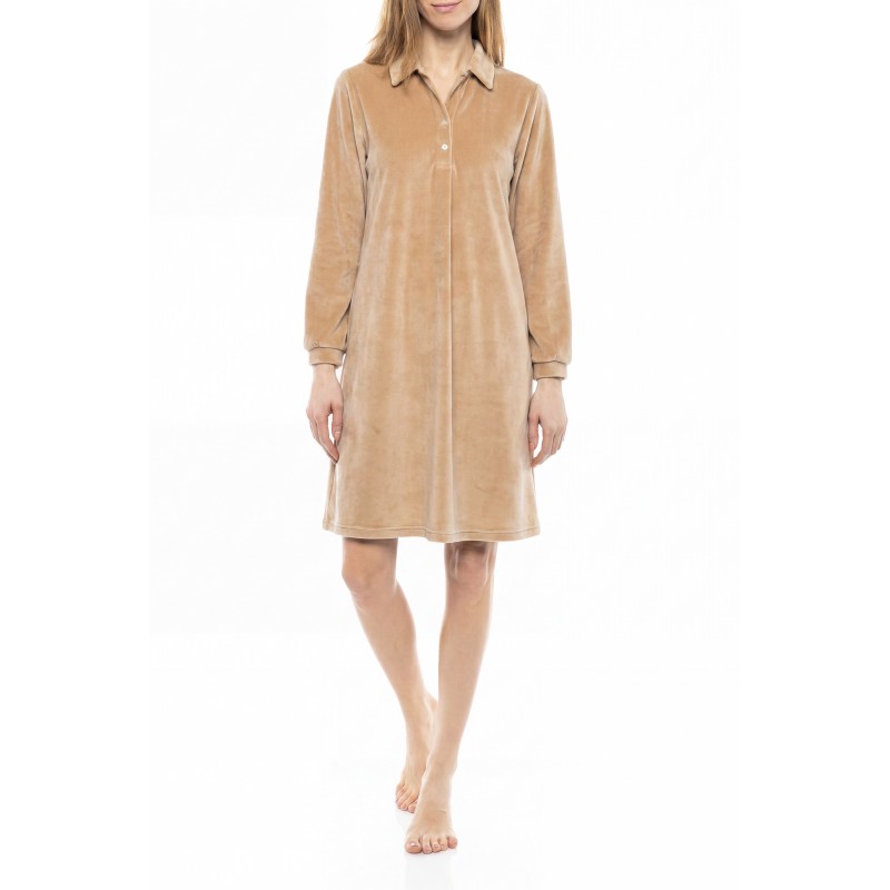 W1233 - Skin - NIGHTGOWN SOFT VELVET - (W1233) W1233 - Skin - NIGHTGOWN SOFT VELVET - (W1233)