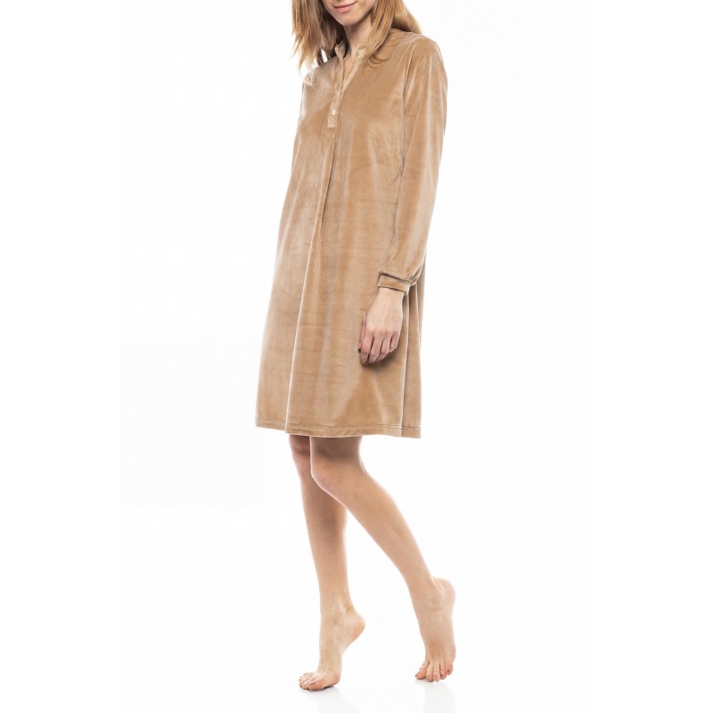W1233 - Skin - NIGHTGOWN SOFT VELVET - (W1233) W1233 - Skin - NIGHTGOWN SOFT VELVET - (W1233)