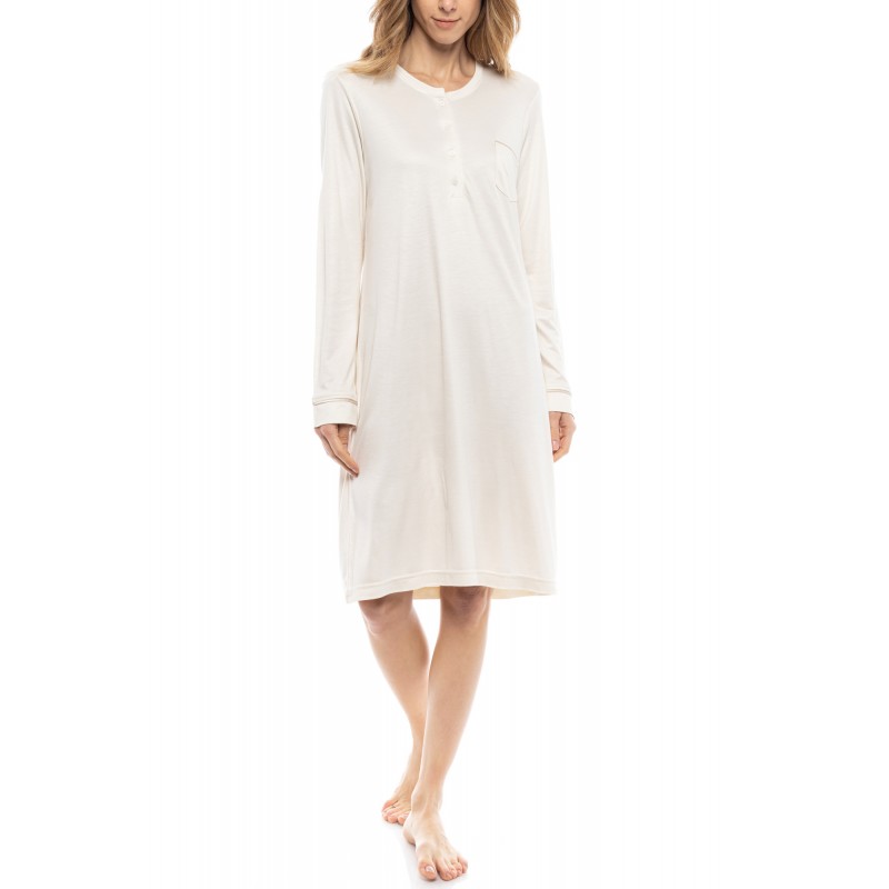 W1248 - Yacht Blue - NIGHTGOWN SOLID MERCERSIZED- (W1248) W1248 - Yacht Blue - NIGHTGOWN SOLID MERCERSIZED- (W1248)