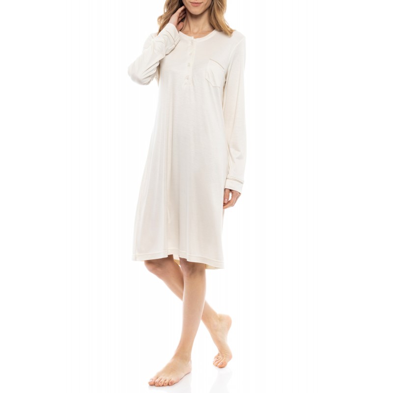 W1248 - Yacht Blue - NIGHTGOWN SOLID MERCERSIZED- (W1248) W1248 - Yacht Blue - NIGHTGOWN SOLID MERCERSIZED- (W1248)