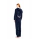 W1320 - Yacht Blue - Velvet Tracsuit Set Pink Angel- (W1320) W1320 - Yacht Blue - Velvet Tracsuit Set Pink Angel- (W1320)