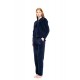 W1320 - Yacht Blue - Velvet Tracsuit Set Pink Angel- (W1320) W1320 - Yacht Blue - Velvet Tracsuit Set Pink Angel- (W1320)