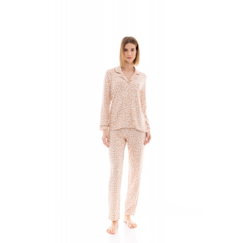 W1337 - Type - PYJAMA BUTTONED CINNAMON LEO- (W1337) W1337 - Type - PYJAMA BUTTONED CINNAMON LEO- (W1337)