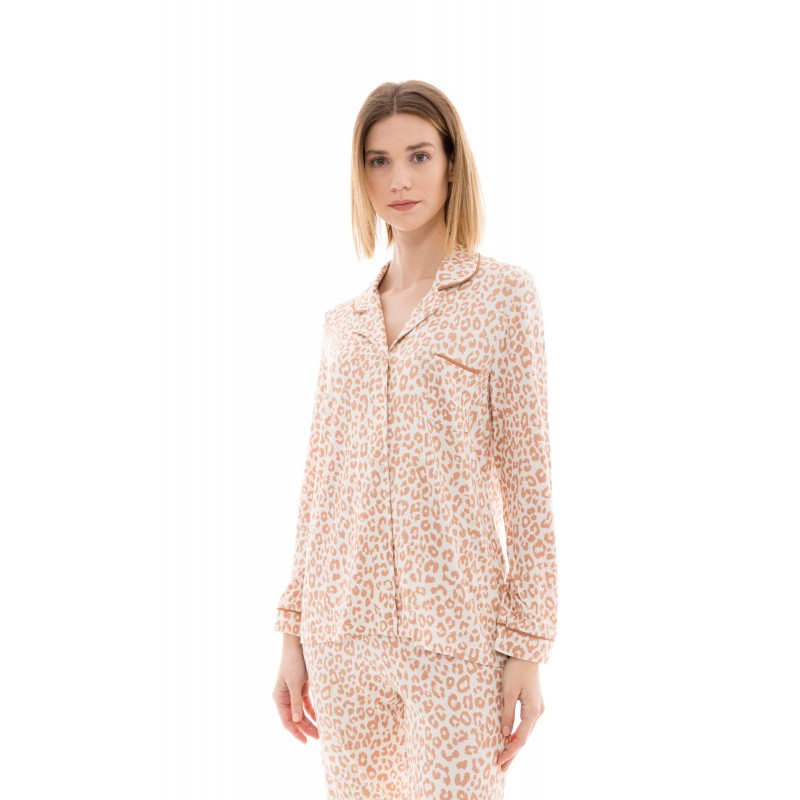 W1337 - Type - PYJAMA BUTTONED CINNAMON LEO- (W1337) W1337 - Type - PYJAMA BUTTONED CINNAMON LEO- (W1337)