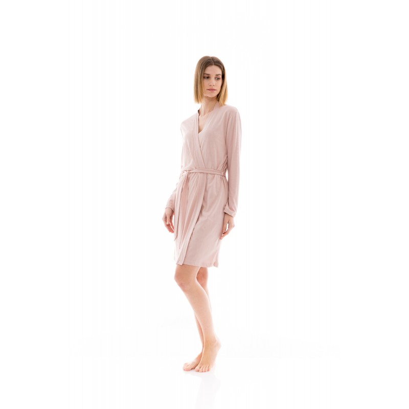 W1356 - Type - NIGHTGOWN SET 2PCS NATURE- (W1356) W1356 - Type - NIGHTGOWN SET 2PCS NATURE- (W1356)