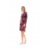 W1365 - Type - NIGHTGOWN BUTTONED MAGENTA FLOWER- (W1365)