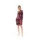 W1365 - Type - NIGHTGOWN BUTTONED MAGENTA FLOWER- (W1365) W1365 - Type - NIGHTGOWN BUTTONED MAGENTA FLOWER- (W1365)