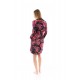 W1365 - Type - NIGHTGOWN BUTTONED MAGENTA FLOWER- (W1365) W1365 - Type - NIGHTGOWN BUTTONED MAGENTA FLOWER- (W1365)