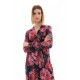 W1365 - Type - NIGHTGOWN BUTTONED MAGENTA FLOWER- (W1365) W1365 - Type - NIGHTGOWN BUTTONED MAGENTA FLOWER- (W1365)