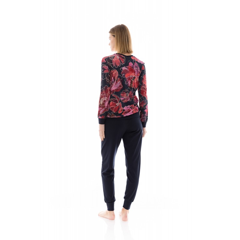 W1366 - Type - PYJAMA MAGENTA FLOWER- (W1366) W1366 - Type - PYJAMA MAGENTA FLOWER- (W1366)