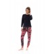 W1367 - Type - PYJAMA MAGENTA FLOWER- (W1367) W1367 - Type - PYJAMA MAGENTA FLOWER- (W1367)