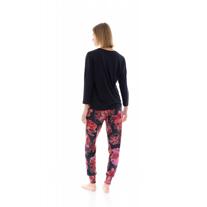 W1367 - Type - PYJAMA MAGENTA FLOWER- (W1367) W1367 - Type - PYJAMA MAGENTA FLOWER- (W1367)