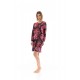 W1369 - Type - NIGHTGOWN MAGENTA FLOWER- (W1369)