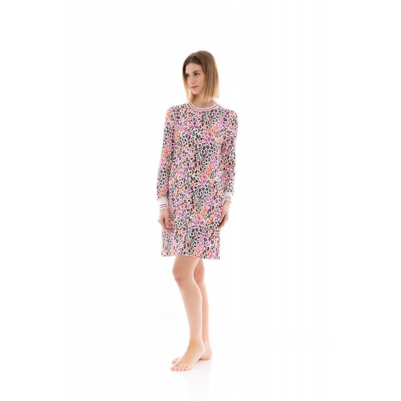 W1375 - Type - NIGHTGOWN WHITE LEO- (W1375) W1375 - Type - NIGHTGOWN WHITE LEO- (W1375)