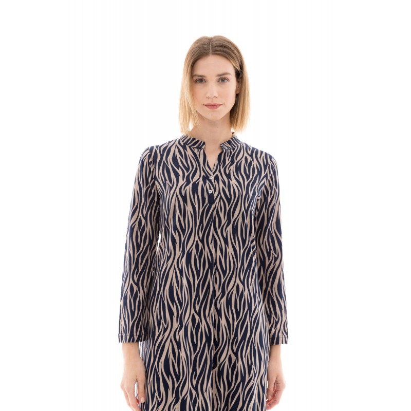 W1393 - Type - NIGHTGOWN BEIGE ZEBRA- (W1393)