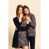 W1394 - Type - NIGHTGOWN SET 2PCS BEIGE ZEBRA- (W1394)