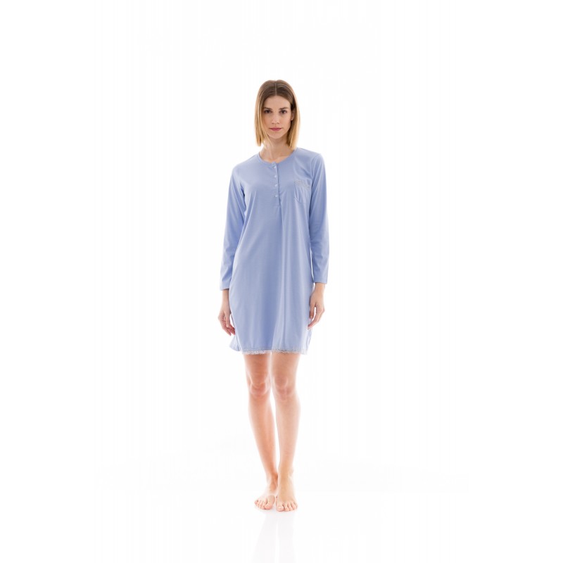 W1409 - Type - NIGHTGOWN BLUE DREAMS- (W1409)
