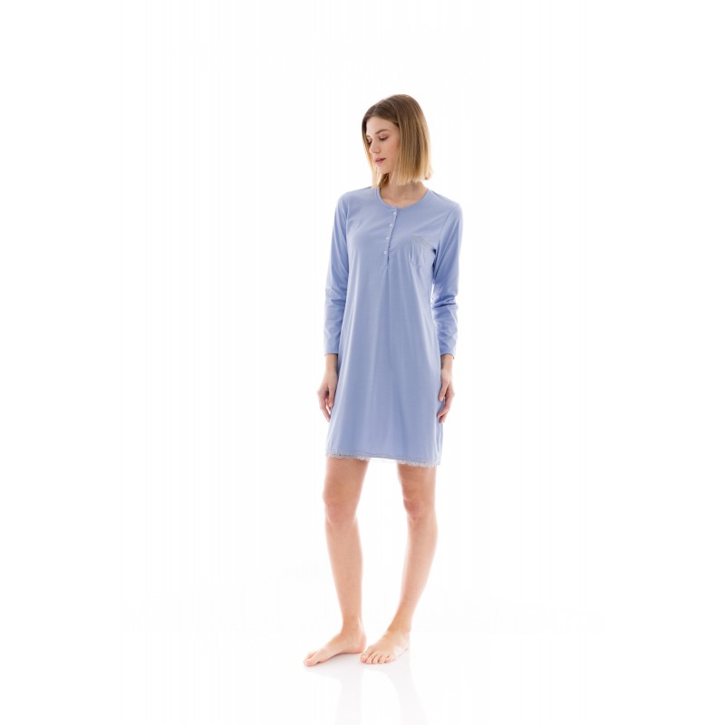 W1409 - Type - NIGHTGOWN BLUE DREAMS- (W1409)