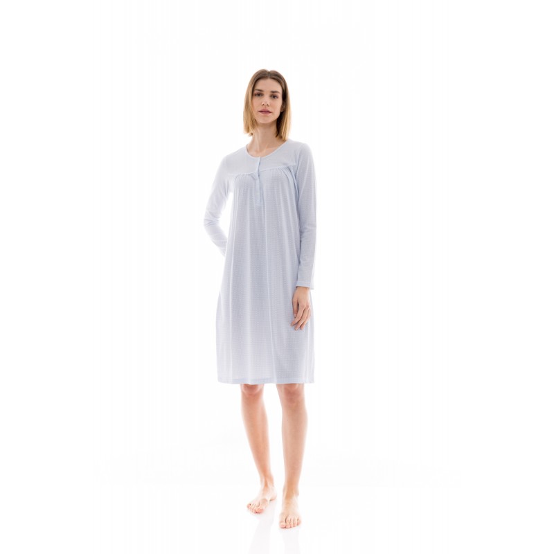 W1412 - Type - NIGHTGOWN CLASSIC BLUE DREAMS- (W1412) W1412 - Type - NIGHTGOWN CLASSIC BLUE DREAMS- (W1412)