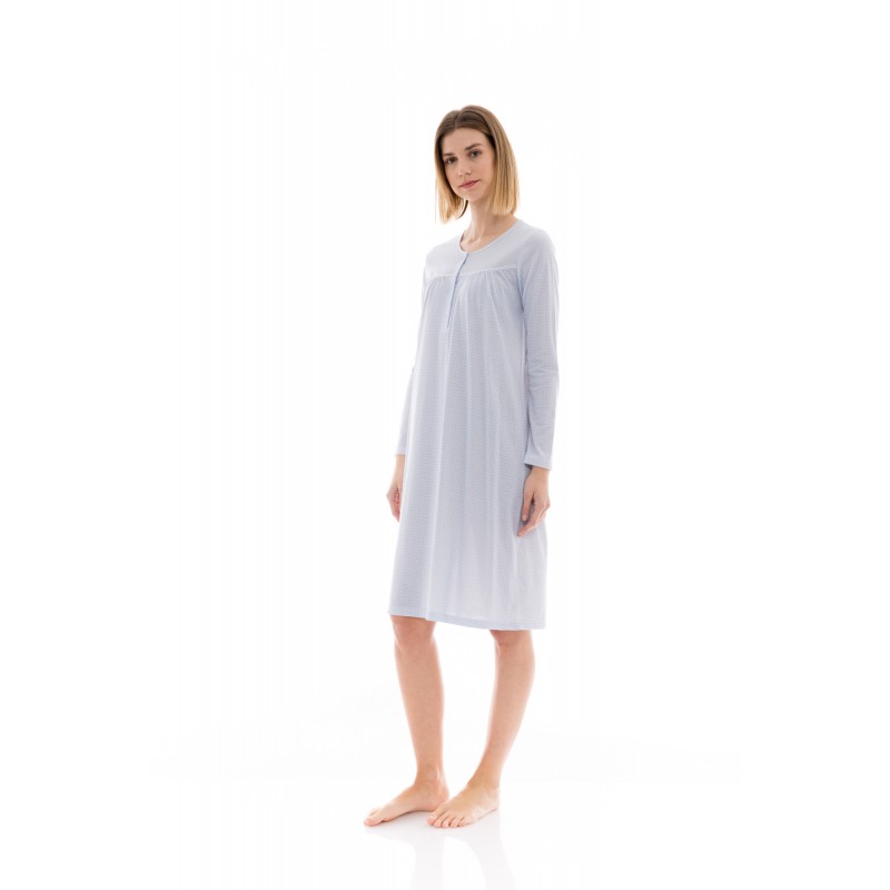 W1412 - Type - NIGHTGOWN CLASSIC BLUE DREAMS- (W1412) W1412 - Type - NIGHTGOWN CLASSIC BLUE DREAMS- (W1412)
