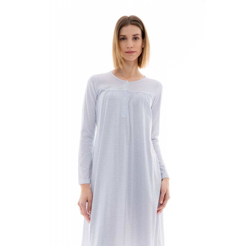 W1412 - Type - NIGHTGOWN CLASSIC BLUE DREAMS- (W1412) W1412 - Type - NIGHTGOWN CLASSIC BLUE DREAMS- (W1412)