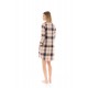 W1416 - Type - NIGHTGOWN BUTTONED AUTUMN PLAID- (W1416) W1416 - Type - NIGHTGOWN BUTTONED AUTUMN PLAID- (W1416)