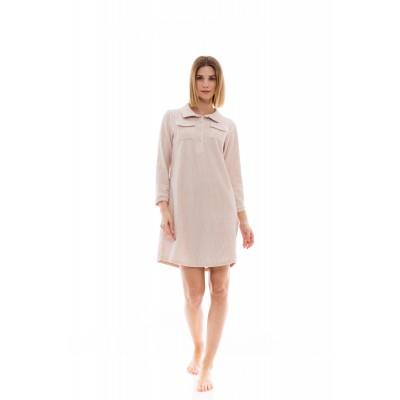 W1443 - Skin - NIGHTGOWN VELVET STRIPE- (W1443)