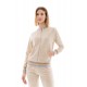 W1473 - Skin - TRUCKSUIT BOMBER VELVET BEIGE STRIPE- (W1473) W1473 - Skin - TRUCKSUIT BOMBER VELVET BEIGE STRIPE- (W1473)