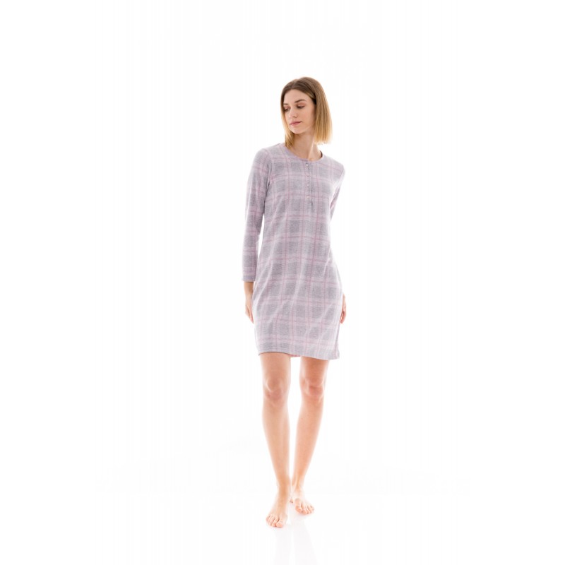 W1494 - Type - NIGTHGWON JACQUARD PINK PLAID- (W1494) W1494 - Type - NIGTHGWON JACQUARD PINK PLAID- (W1494)