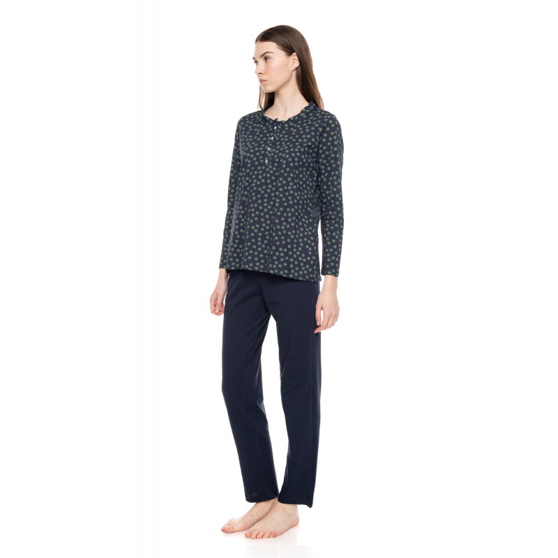 W1519 - Type - PYJAMA GREEN DOT- (W1519) W1519 - Type - PYJAMA GREEN DOT- (W1519)