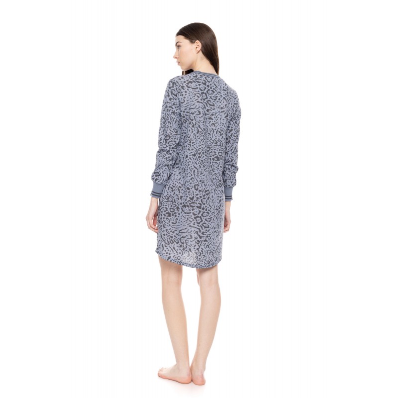 W1524 - Type - NIGHTGOWN GREY LEO- (W1524) W1524 - Type - NIGHTGOWN GREY LEO- (W1524)