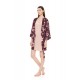 W1542 - Type - NIGHTGOWN SET 2 PCS MAGENDA FLOWER- (W1542) W1542 - Type - NIGHTGOWN SET 2 PCS MAGENDA FLOWER- (W1542)