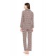 W1559 - Type - PYJAMA BUTTONED FOREST GREEN GEO- (W1559) W1559 - Type - PYJAMA BUTTONED FOREST GREEN GEO- (W1559)
