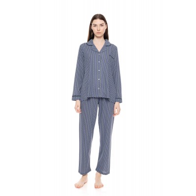 W1570 - Type - PYJAMA BUTTONED MINDNIGHT FOREST- (W1570)