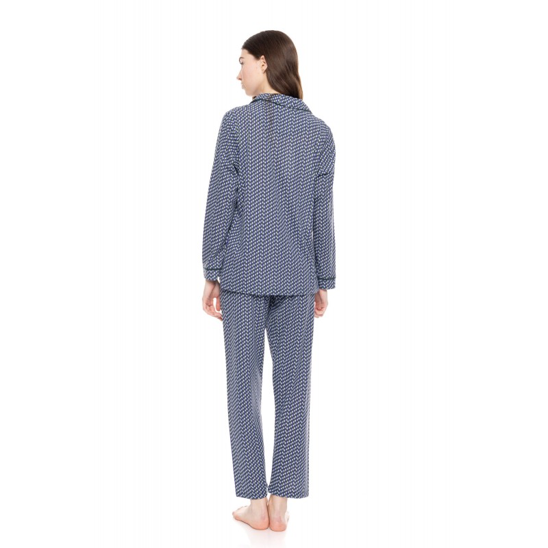 W1570 - Type - PYJAMA BUTTONED MINDNIGHT FOREST- (W1570) W1570 - Type - PYJAMA BUTTONED MINDNIGHT FOREST- (W1570)