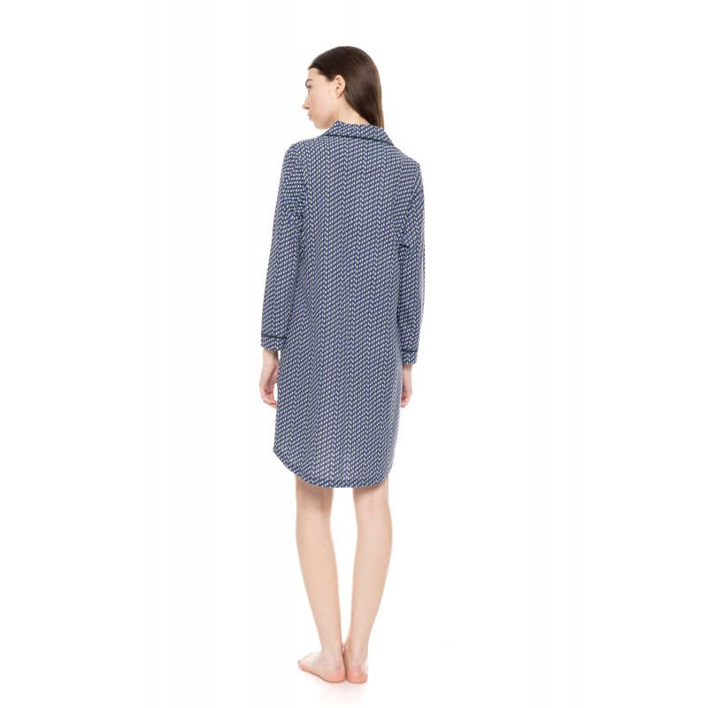 W1571 - Type - NIGHTGOWN BUTTONED MINDNIGHT FOREST- (W1571) W1571 - Type - NIGHTGOWN BUTTONED MINDNIGHT FOREST- (W1571)