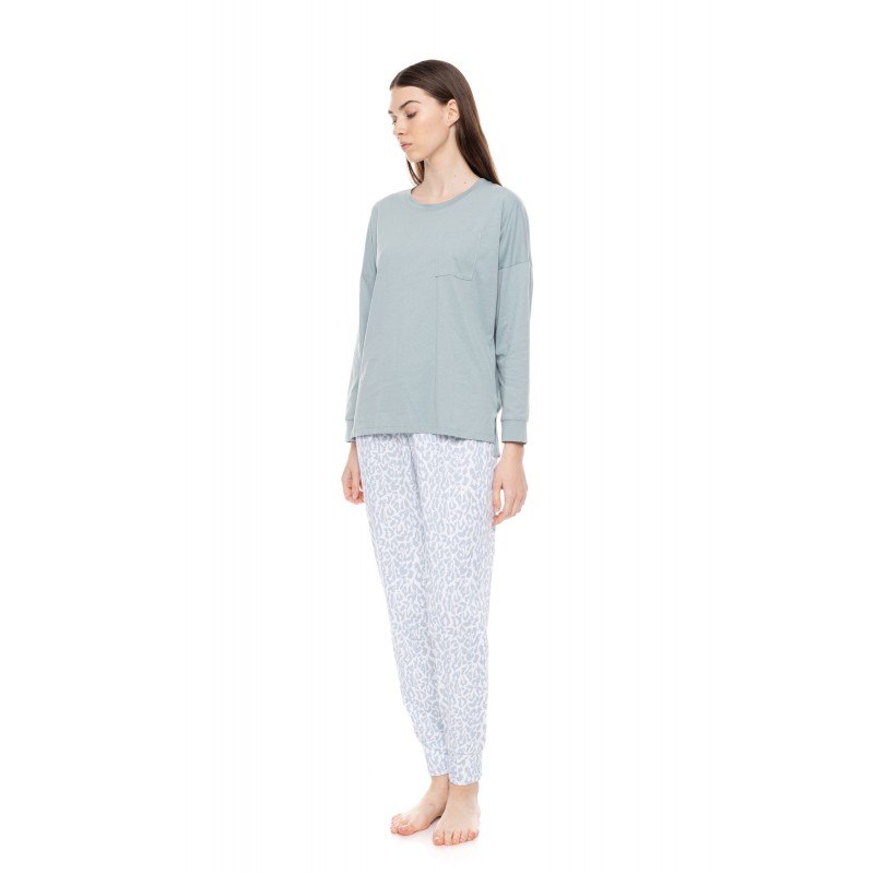 W1575 - Type - PYJAMA AQUA LEO- (W1575) W1575 - Type - PYJAMA AQUA LEO- (W1575)